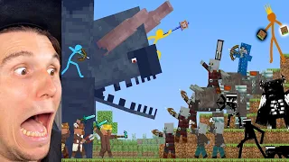 Paluten REAGIERT auf Animation vs. Minecraft: Der RAID