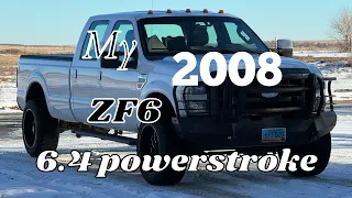 2008 ZF6 Single Turbo 6.4 build list