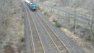 VIA eastbound at Denfield Rd - 28 March 2017