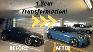 BUILDING A HYUNDAI GENESIS COUPE IN 12 MINUTES! (1 Year transformation, OVER 7k IN MODS)