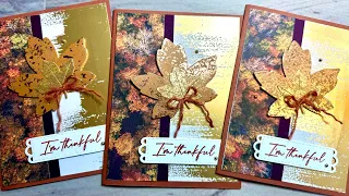 🍁All About Autumn DSP with Brushed Gold Cards!