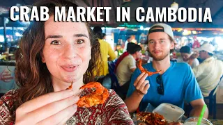 We went to a CRAB MARKET in KEP, CAMBODIA