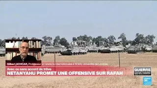 Israël s'apprête à "dégager un couloir humanitaire" pour Rafah "dans l'intention de l'envahir"