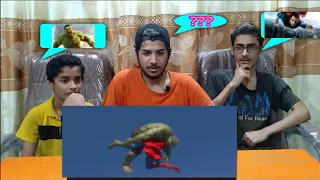 Pakistani Reaction on Superman vs Hulk - The Fight Part 4 | Review by Child Reacts (3 Idiots)