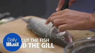 MasterChef's Monica Galetti shows how to properly fillet a fish - Daily Mail