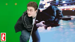 15 Harry Potter Flying Scenes With and Without CGI