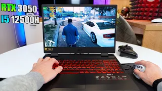 GTA 5 Maxed Out  | Acer Nitro 5 |  I5 12500H, RTX3050 | POV Gameplay Test, Frame Rate, Graphics |