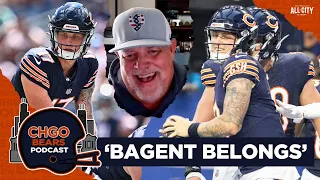 Chicago Bears QB Tyson Bagent 'BELONGS in the NFL' according to his Shepherd HC | CHGO Bears Podcast