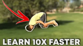 How To Do A Front Flip! (BOTH WAYS!)