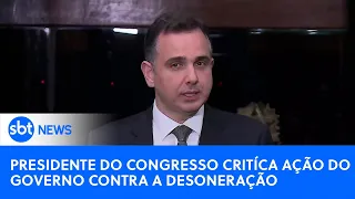 Pacheco critica ação do governo contra desoneração da folha de pagamento | #SBTNewsnaTV (01/05/24)