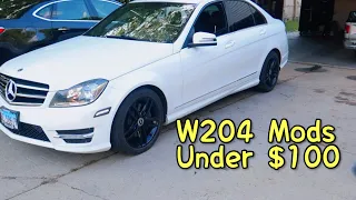 Cheap Mercedes W204 Mods To Make Your C300 Look Cleaner