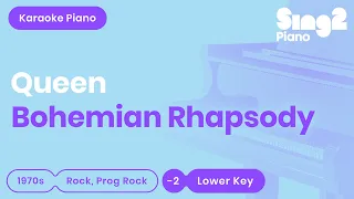 Bohemian Rhapsody (Lower Key - Piano Karaoke) QUEEN
