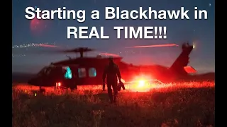 Cold start on a UH-60M Blackhawk