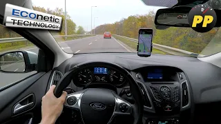 Ford Focus MK3 1.6 TDCi - POV test drive | city - highway - country road (ASMR 3D binaural audio)