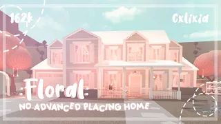 ROBLOX | Bloxburg: No-Advanced Placing Floral Blush Home | Speedbuild | $162k | cxlixia