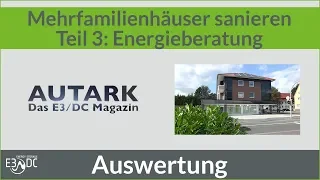 Mehrfamilienhäuser sanieren - Teil 3: Energieberatung