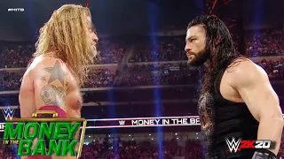 FULL MATCH ; Roman Reigns vs. Edge : Money In The Bank: WWE 2K20