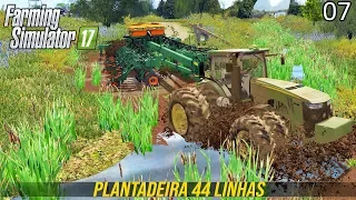 O TRATOR ENCALHADO NO BARRO | Farming Simulator 17 | Baldeykino - Episódio 7