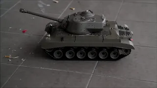 Unboxing and test US M26 pershing Battle Tank