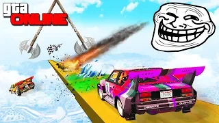 ЭТОТ ТРОЛЛЬ ЛАБИРИНТ ЗАСТАВИТ ТЕБЯ СТРАДАТЬ! АДСКАЯ ТРОЛЛЬ ГОНКА В GTA 5 ONLINE