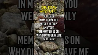 Soledad - Westlife #shorts #westlife #lyrics #soledad