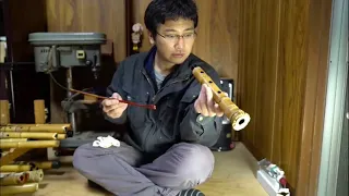 It Takes over 10 years to Make the Amazing Long Bamboo Flutes