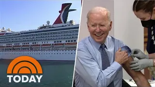 Coronavirus: Biden Gets 2nd Booster Shot; CDC Lifts Travel Warning For Cruises