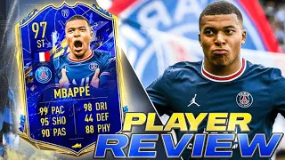 FIFA 22 - 97 MBAPPE TOTY PLAYER REVIEW