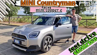 MINI countryman 🚗⚡️primo contatto con test drive + Focus MINI cooper. TUTTI i DETTAGLI #MINI #auto