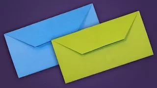 How To Make Envelope - Easy Origami Paper Envelope Tutorial Without Glue