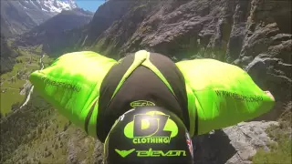 Wingsuit Proximity Flying through Waterfalls