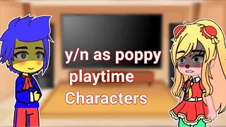 welcome home react to y/n as poppy playtime Characters