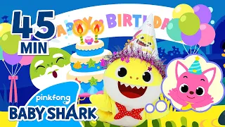 Baby Shark's Birthday Party and More | +Compilation | Baby Shark Stories | Baby Shark Official