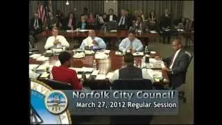 Regular 03/27/12 Session - Norfolk City Council