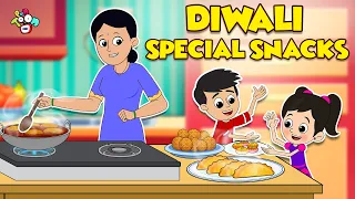 Diwali Special Snacks | Animated Stories | English Cartoon | Moral Stories | PunToon Kids