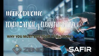 SAFIR Welcomes #ZENIQ TECH BIG ANNOUNCEMENT THIS WEEK! DO NOT MISS YOUR CHANCE  #TOKENIZATION & #NFT