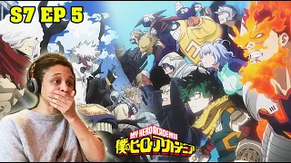 LET THE BATTLE BEGIN !! - My Hero Academia Season 7 Episode 5 reaction