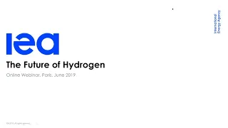 IEA Webinar: The Future of Hydrogen