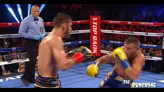 Vasiliy Lomachenko's First Knockdown