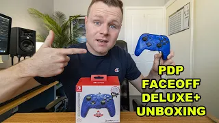 PDP Faceoff Deluxe+ Audio Wired Nintendo Switch Controller unboxing, setup and Review 2023