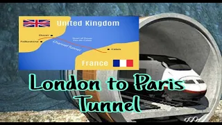 PARIS to LONDON on the incredible Eurostar UNDER THE SEA! #worldtvurdu #FrancetoUK #underwatertunnel