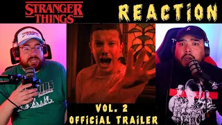 Stranger Things 4 VOL. 2 Official Trailer REACTION! | First thoughts and theories!