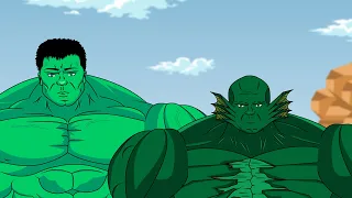 Hulk 2003 vs Abomination-animation Marvel