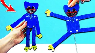 Хагги Вагги из картона ✋ Делаем движущуюся игрушку Poppy Playtime своими руками | Ухтышка