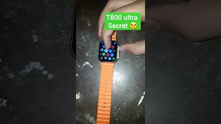 T800 Ultra Smart watch secret System 🤫 || secret tricks || #shorts #viral #shortfeed #youtubesearch