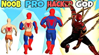 NOOB vs PRO vs HACKER vs GOD in Mash-up Hero