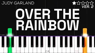 Judy Garland - Over The Rainbow | EASY Piano Tutorial