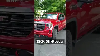 Why the GMC Sierra AT4X is worth $80K! #Shorts