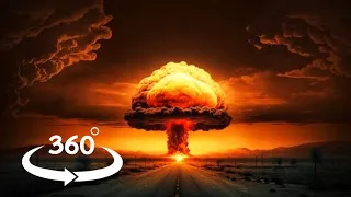 💢 ATOMIC BOMB EXPLOSION IN 360° 🔥| ATOMIC BOMB EXPLOSION ANIMATION 📱  ON SMARTPHONE 🌈| HIROSHIMA