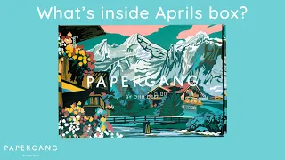 Official Unboxing of April's Papergang Box | Papergang